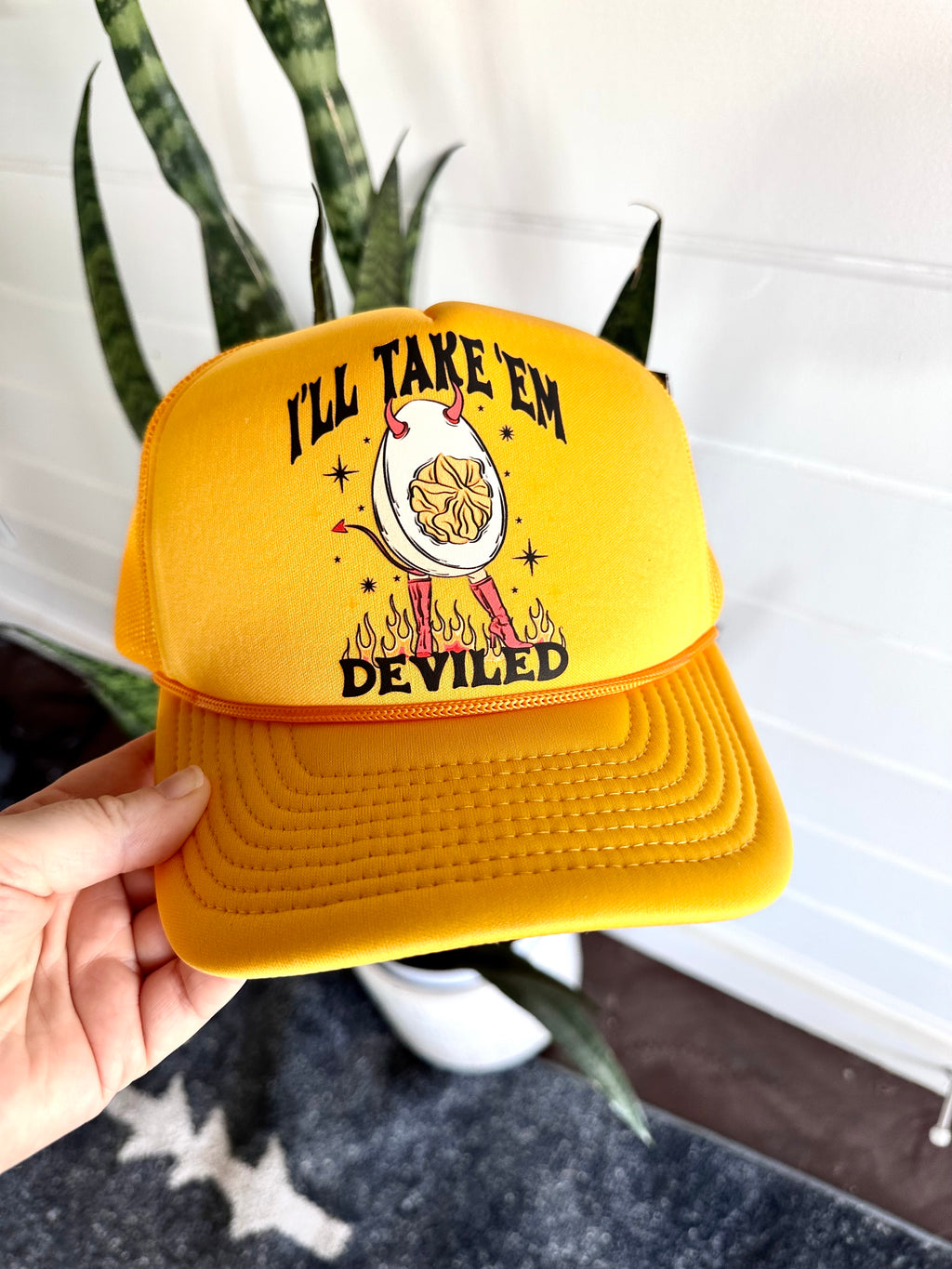 I’ll take them deviled Trucker Cap