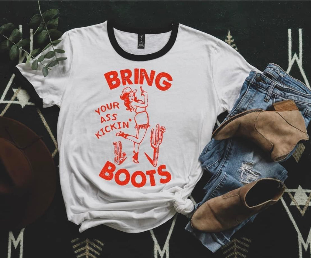 Ass Kicking Boots Tee