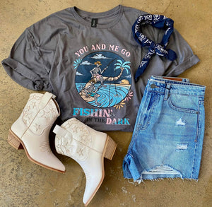 Fishing in the Dark Tee