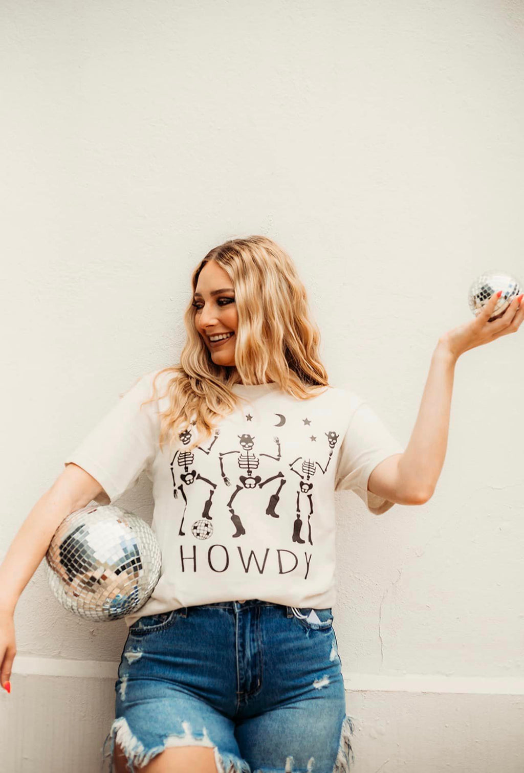 Howdy Skeleton Tee