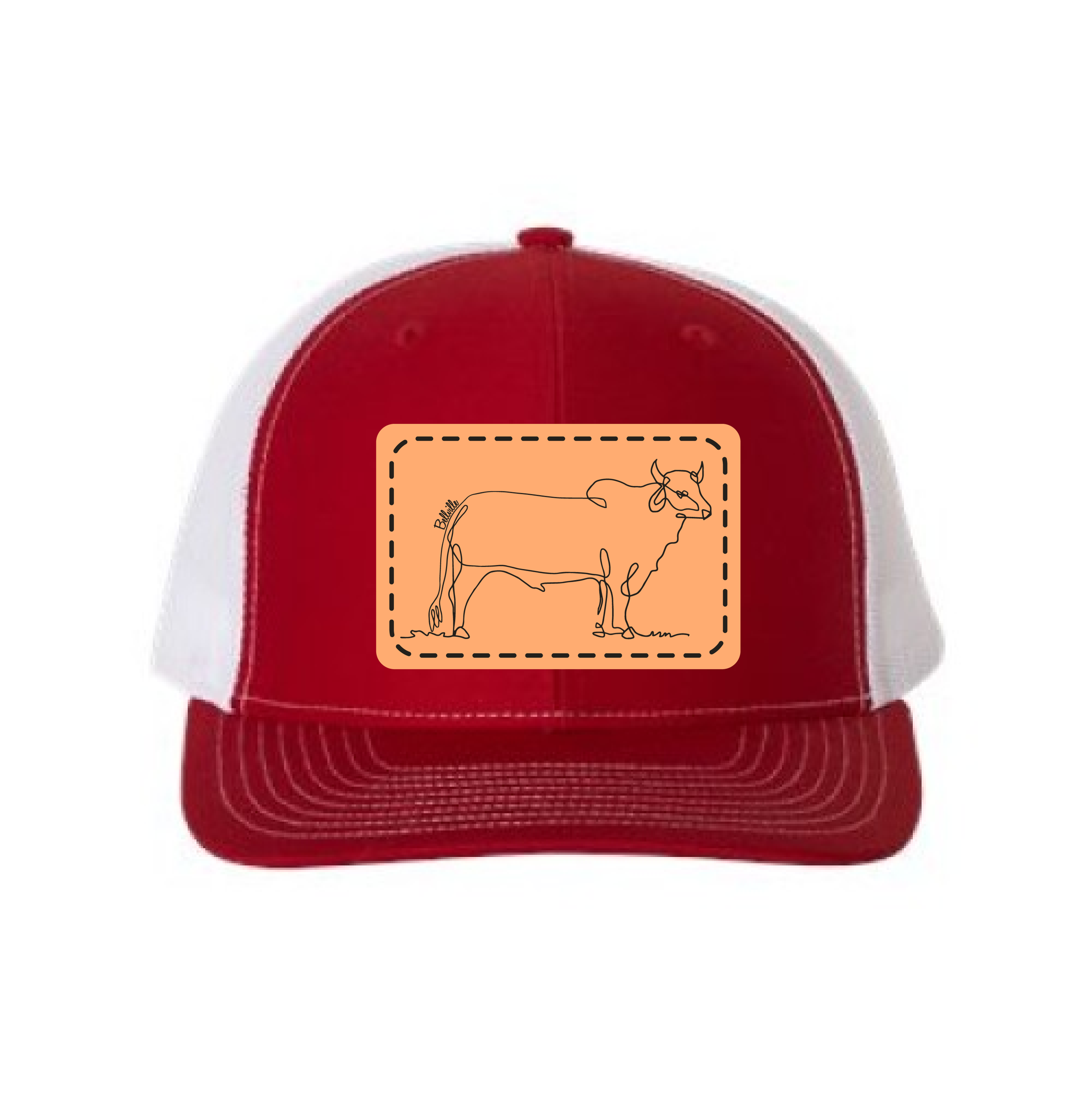 Bellville Leather Patch Hats