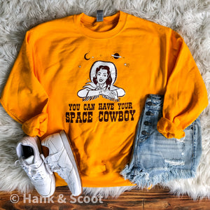 You can Have Your Space Sweatshirt- Mustard